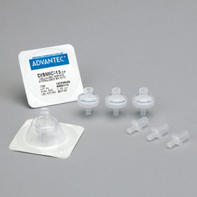 Filtres seringue à membrane Acétate de cellulose - 3mm - BOITIER POLYPROPYLENE - STERILES