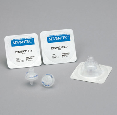 Filtres seringue à membrane PTFE Hydrophile Chromatographie Ionique - 13mm - BOITIER POLYPROPYLENE - NON STERILES