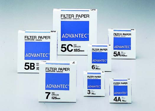 Papiers filtres quantitatifs - durcis