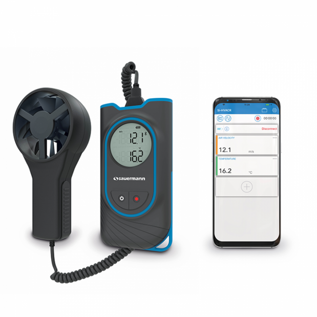 Thermo anémomètre Si-VV3 à hélice avec sonde intégrée